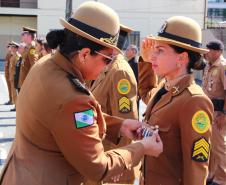 Curitiba, 05 de abril de 2018. Entrega de Medalhas do 1º CRPM