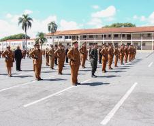 Curitiba, 05 de abril de 2018. Entrega de Medalhas do 1º CRPM