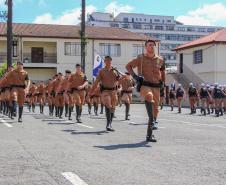 Curitiba, 05 de abril de 2018. Entrega de Medalhas do 1º CRPM