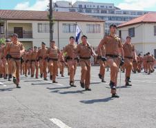 Curitiba, 05 de abril de 2018. Entrega de Medalhas do 1º CRPM
