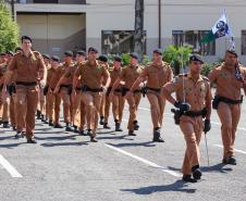 Curitiba, 05 de abril de 2018. Entrega de Medalhas do 1º CRPM