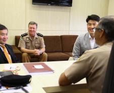 Vice-Cônsul do Japão visita Subcomandante-Geral da Polícia Militar
