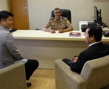 Vice-Cônsul do Japão visita Subcomandante-Geral da Polícia Militar

