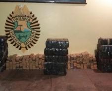 PM apreende mais de 760 quilos de maconha durante patrulhamento no Oeste do estado