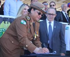 Curitiba, 21 de abril de 2018. Solenidade Tiradentes Comandante da PMPR Coronel QOPM Audilene Rosa de Paula Dias Rocha