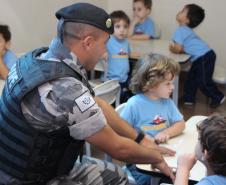 Curitiba, 23 de abril de 2018. BOPE prestigia aniversário infantil
