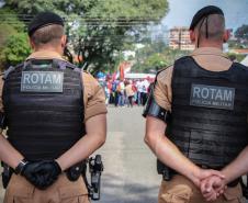 Curitiba, 01 de maio de 2018. Manifestações do Dia do Trabalho
