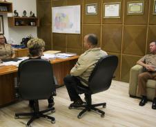 Curitiba, 14 de maio de 2018. Visita ao Gabinete da Comandante Geral pela Legião Paranaense do Expedicionário