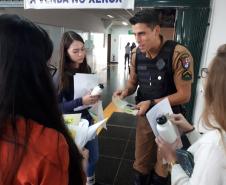 BPTran visita universidades da Capital e presta orientações durante a campanha Maio Amarelo 