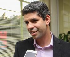 Curitiba, 16 de maio de 2018. Comandante recebe prefeito e vereadores em seu gabinetePrefeito de Terra Rica Julio Cesar da Silva Leite