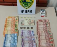 No Norte do PR, PM localiza grupo envolvido em roubo e apreende drogas em Londrina