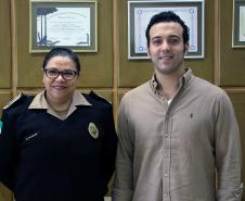 uritiba, 23 de maio de 2018.  Reunião entre CG e o deputado estadual Bernado Ribas Carli