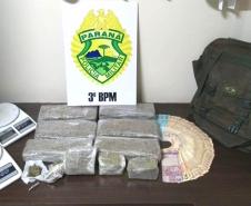No Sudoeste do estado, PM apreende maconha, crack e cocaína
