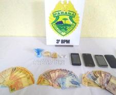 No Sudoeste do estado, PM apreende maconha, crack e cocaína
