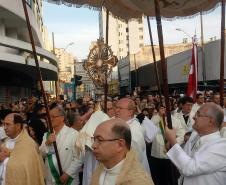Curitiba, 31 de maio de 2018. Procissão Corpus Christi