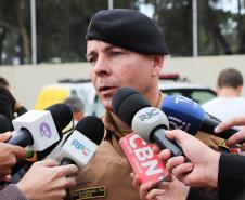 Curitiba, 12 de Junho de 2018. Operação área do 22º BPM Comandante do 22º BPM Ten.-Cel. Sergio Augusto Ramos