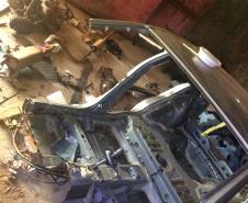 PM de Cianorte estoura desmanche de carros roubados e prende suspeito