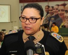 Curitiba, 28 de junho de 2018.  1º Encontro Estadual de Bombeiras Militares Comandante da PMPR Cel Audilene Rosa de Paula Dias Rocha