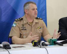 Curitiba, 29 de junho de 2018 - Coletiva Operação esforço integrado.