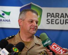 Curitiba, 29 de junho de 2018 - Coletiva Operação esforço integrado.