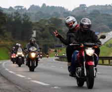 Curitiba, 04 de agosto de 2018. Passeio Motociclístico