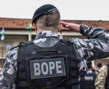 Curitiba, 09 de agosto de 2018. Operação Bope
