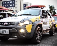 Curitiba, 09 de agosto de 2018. Operação Bope
