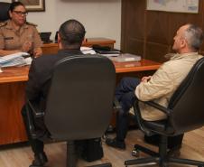 Curitiba, 11 de setembro de 2018. Visita Conselheiro ONU ao Gabinete CG