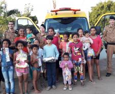 Campanha feita pela 1ª CIPM beneficia mais de 300 crianças no Sudeste do Estado