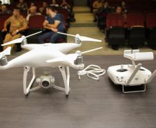 Policiais militares participam de curso de capacitação sobre drones em Curitiba