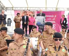 Abertura da campanha Outubro Rosa conta com a presença da Comandante-Geral da PM em Curitiba