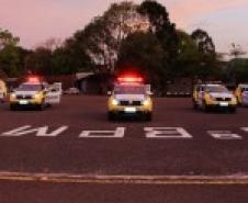 Novas viaturas são entregues à Polícia Militar em Cascavel (PR), no Oeste do estado