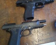 Dois homens são presos por porte ilegal de arma de fogo pela Polícia Militar no Norte do estado 