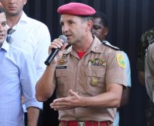 Paranavaí, 05 de dezembro de 2018. Elevação de unidade do corpo de bombeiros de Paranavaí