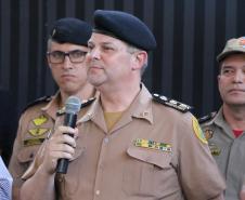Paranavaí, 05 de dezembro de 2018. Elevação de unidade do corpo de bombeiros de Paranavaí