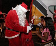 Curitiba, 10 de dezembro de 2018.  Entrega de presentes de Natal - BPTRAN- RPMON