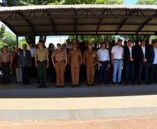 Cascavel, 12 de dezembro de 2018. Solenidade de Passagem de Comando do 5º CRPM