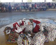 Casa da Criança de Ortigueira (PR) recebe brinquedos, roupas e leite doados pela PM