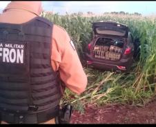 BPFron apreende maconha, skunk e recupera veículo em Marechal Cândido Rondon (PR)