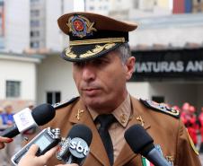 Curitiba, 21 de janeiro de 2019 - Passagem de comando corpo de bombeiros paraná