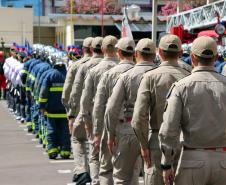Curitiba, 21 de janeiro de 2019 - Passagem de comando corpo de bombeiros paraná