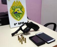 Pontal do Paraná, 23 de janeiro de 2019. Operação Verão 2018/2019 - Flagrante de Posse de Arma de Fogo