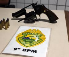 Paranaguá, 29 de Janeiro de 2019. Apreensão de Arma de Fogo