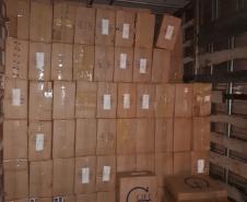 Contrabando de cigarros é frustrado em posto de combustíveis graças a ação da PM em Palmeira (PR) 