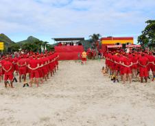 Matinhos, 07 de fevereiro de 2019. Operação Verão 2018/2019 - Formatura dos Bombeiros Guarda-Vidas