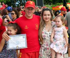 Matinhos, 07 de fevereiro de 2019. Operação Verão 2018/2019 - Formatura dos Bombeiros Guarda-Vidas