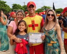 Matinhos, 07 de fevereiro de 2019. Operação Verão 2018/2019 - Formatura dos Bombeiros Guarda-Vidas