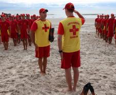 Matinhos, 07 de fevereiro de 2019. Operação Verão 2018/2019 - Formatura dos Bombeiros Guarda-Vidas