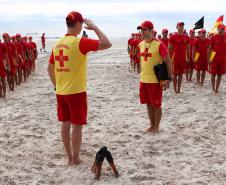 Matinhos, 07 de fevereiro de 2019. Operação Verão 2018/2019 - Formatura dos Bombeiros Guarda-Vidas