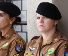 Curitiba, 26 de fevereiro de 2019. Homenagem as policiais militares pelo dia internacional da mulher